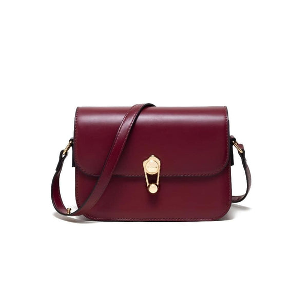Women's Square Split Leather Bag