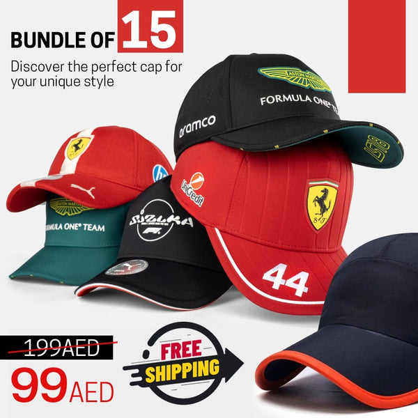 Pack of 15 Men's Caps