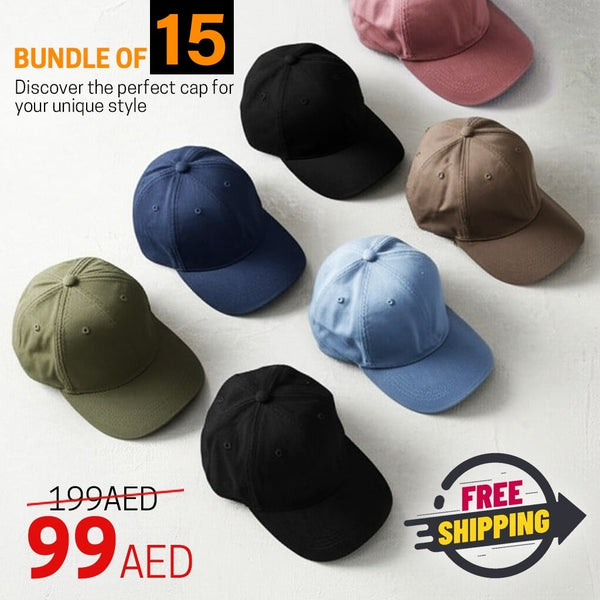 Pack of 15 Men's Stylish Caps