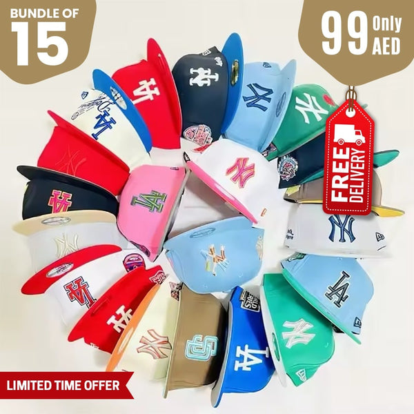 Pack Of 15 Stylish Summer Caps
