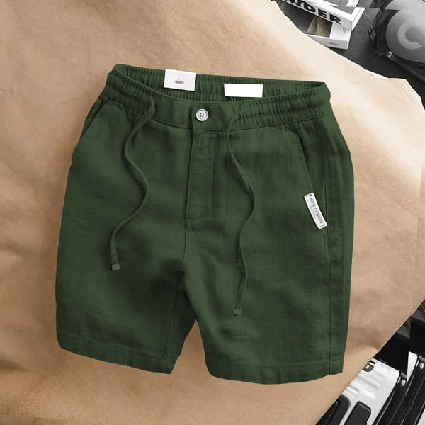 OLIVE GREEN CASUAL SHORT