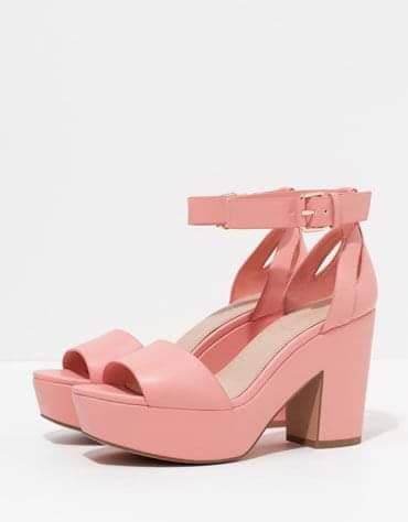 Cross Strap Block Heels - Dubai Offers Today