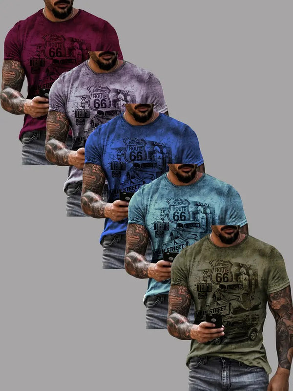 5 Men's T-Shirts Pack
