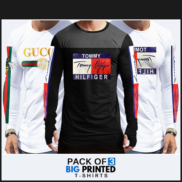 PACK OF 3 PRINTED T-SHIRTS
