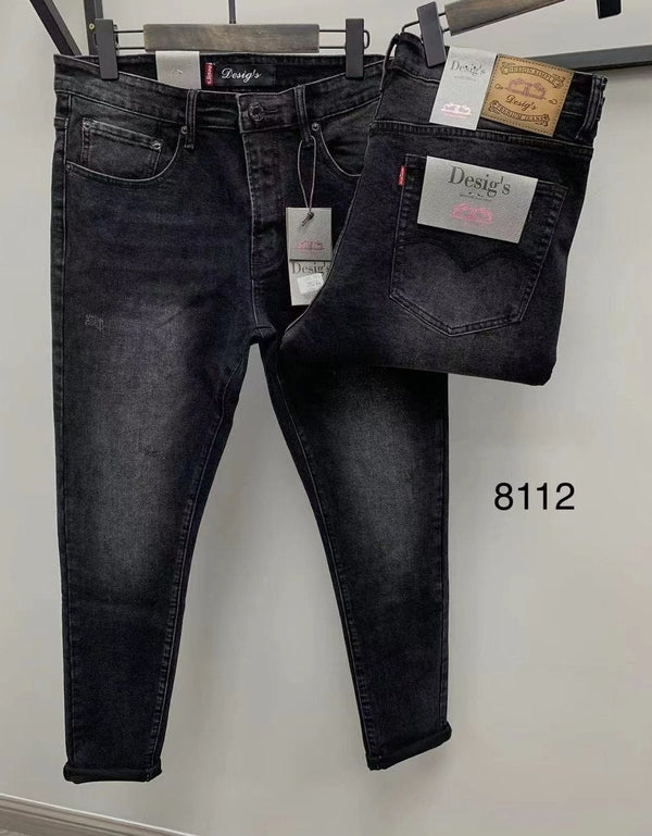 Dark Grey Denim Jeans - 3816
