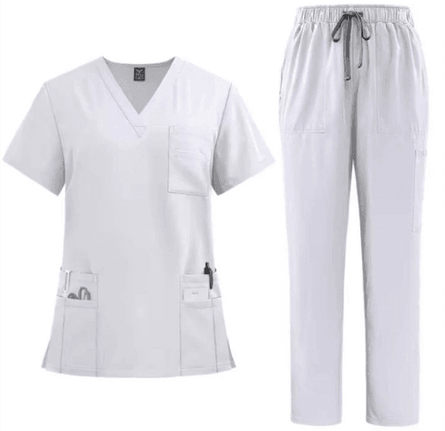 Scrub Suit White - Dubai Offers Today