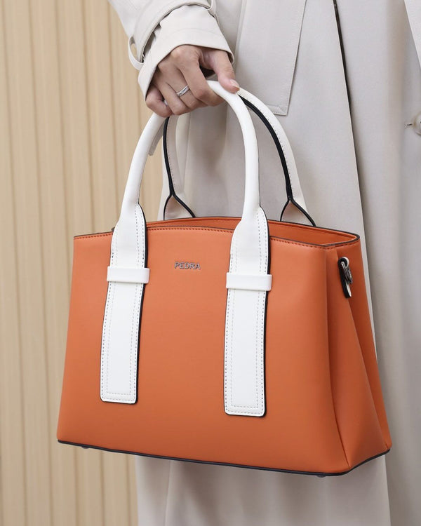 Classic Beige Leather Bag for Women
