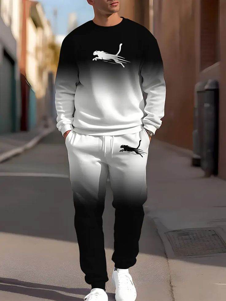 Men’s lightweight tracksuit side view MTS-411