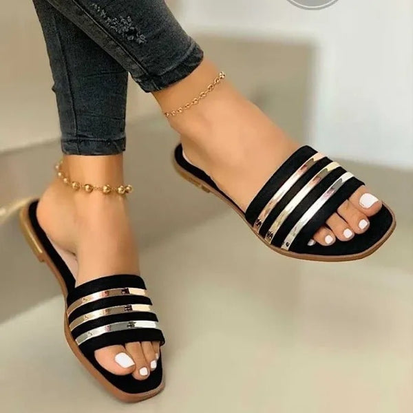 Women Comfortable Flat Slippers