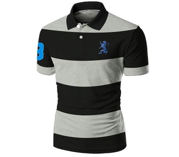 Men’s polo shirt close-up cotton fabric - MPT-507 