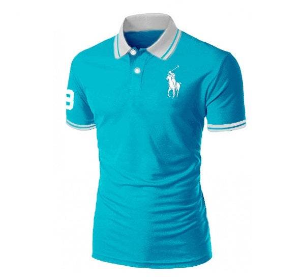 mens polo shirt slim fit close up - MPT-510 