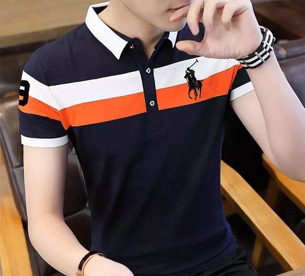Men’s Slim Fit Polo T-Shirt MPT-505 Front View UAE