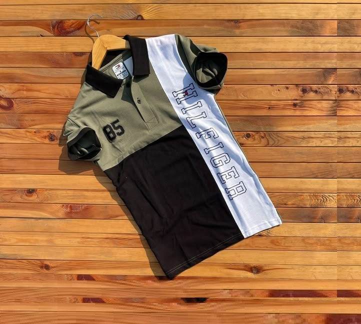 Men wearing MPT-88 polo t-shirt casual outfit