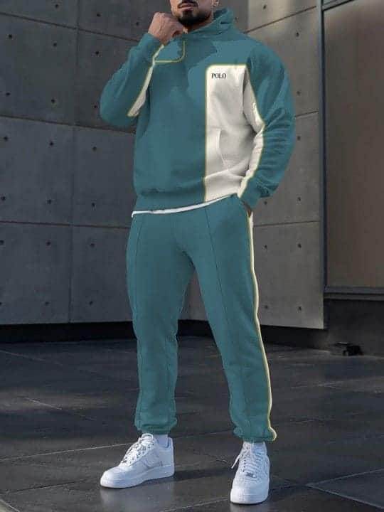 Close-up of premium fabric men’s tracksuit MTS - 276 - 