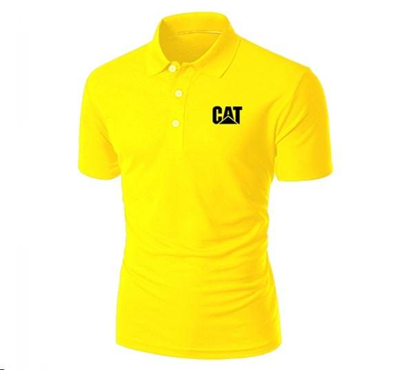 Yellow cotton polo t-shirt for men UAE - MPT-517 