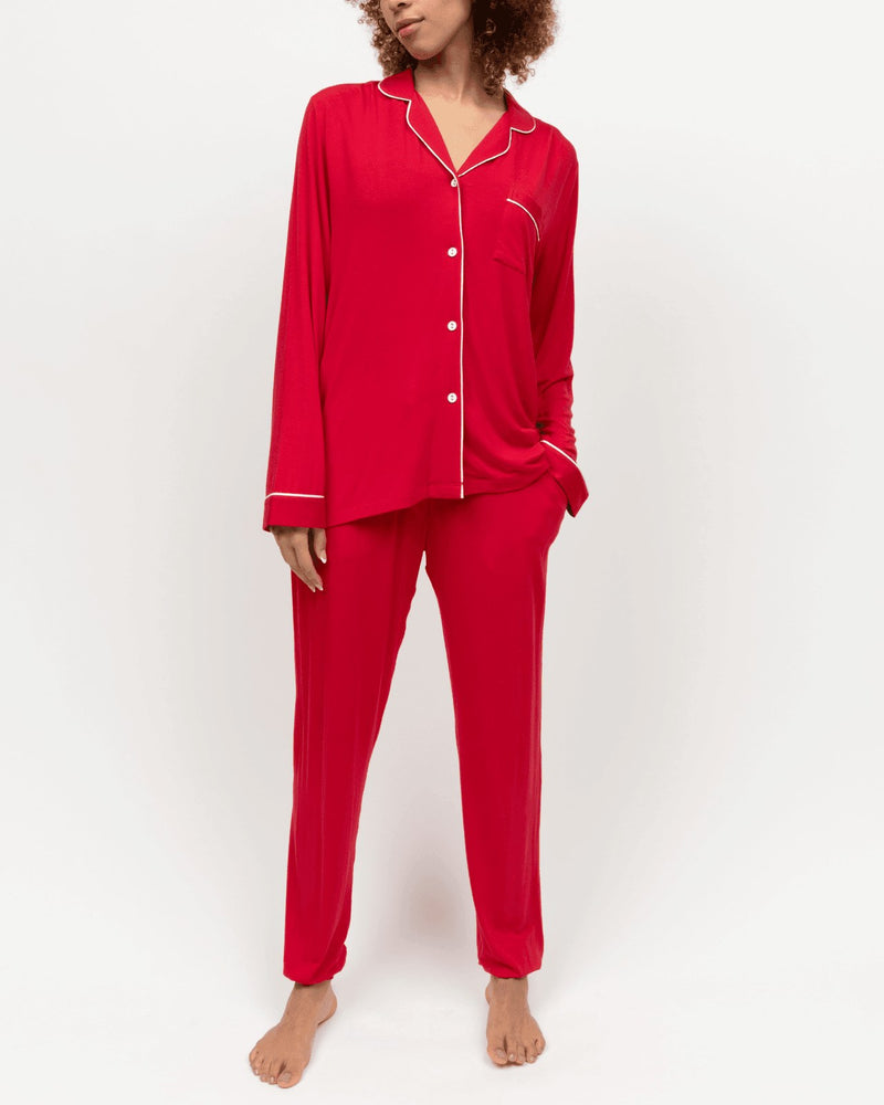 Montana Revere Jersey Pyjama Set Red