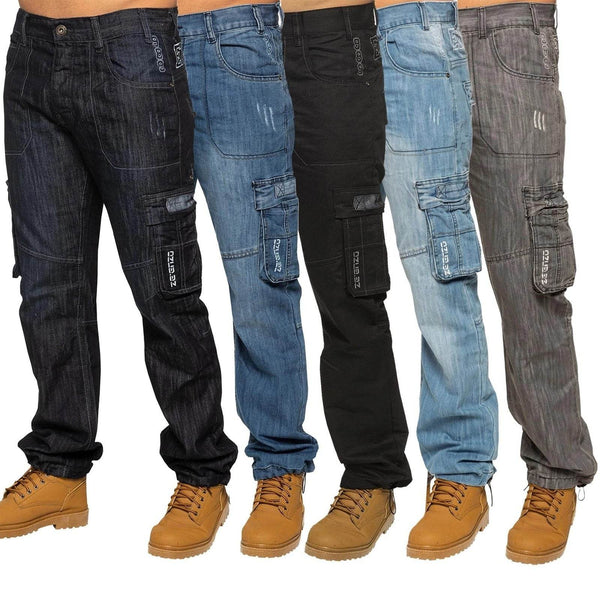 PACK OF 5 MENS CARGO COMBAT JEANS - Dubai Offers Today